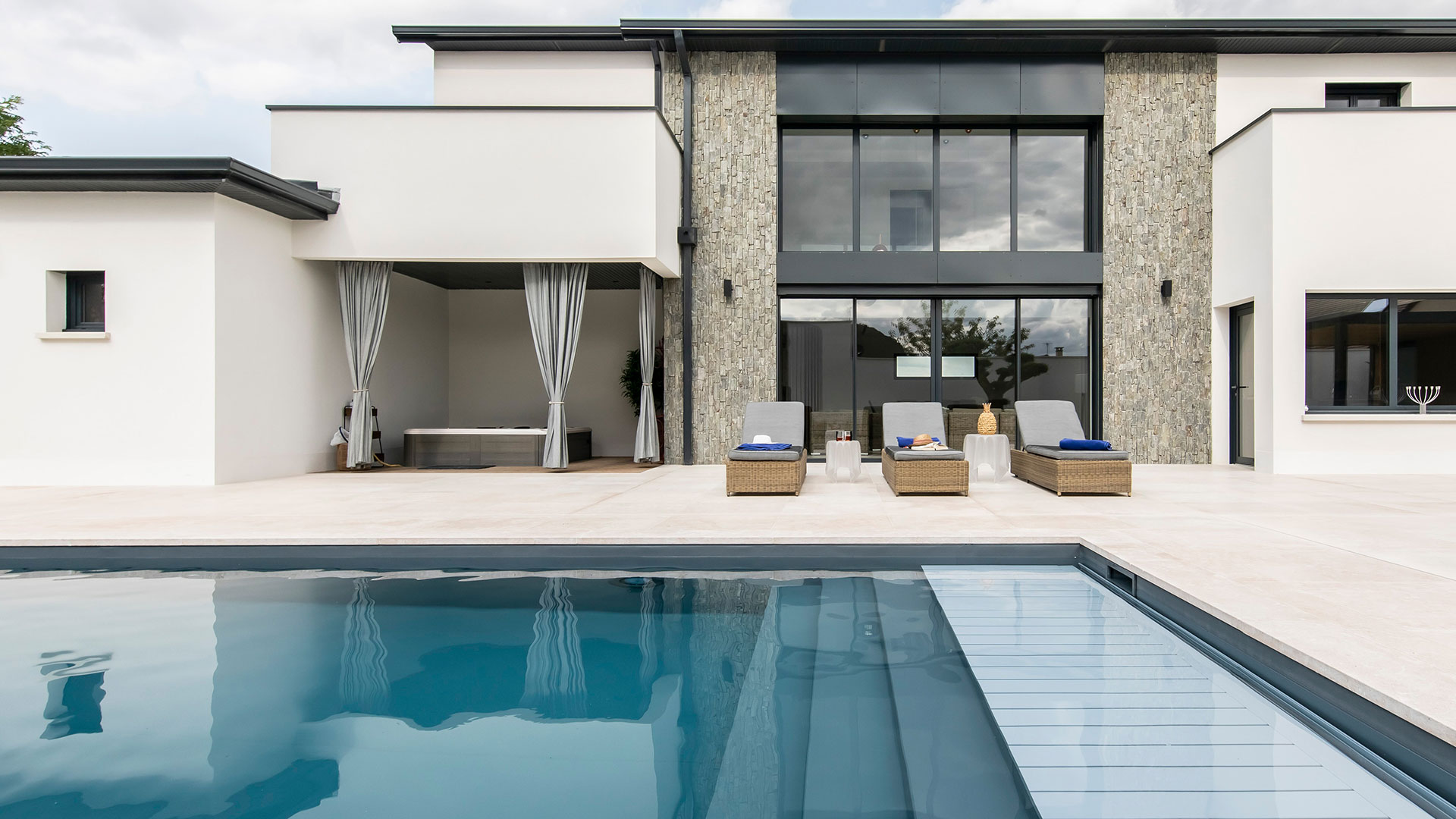 piscine maison design