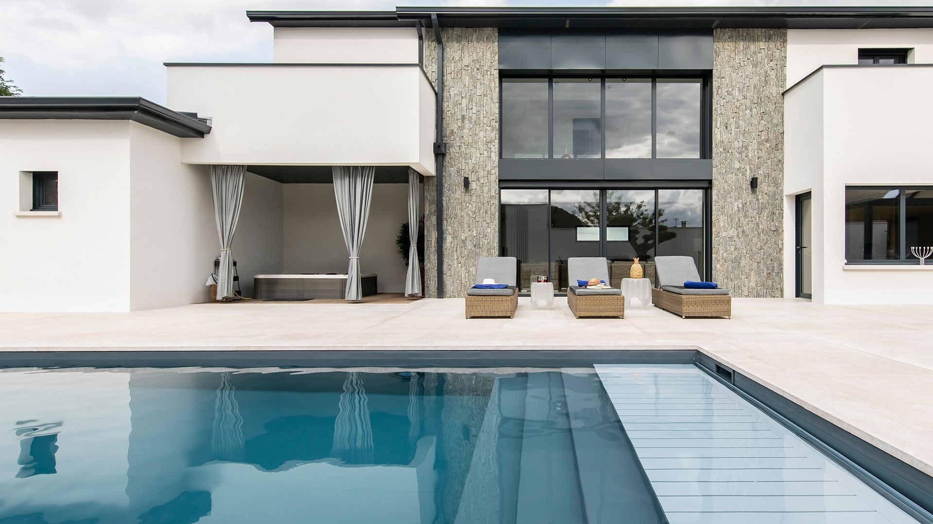 piscine maison design