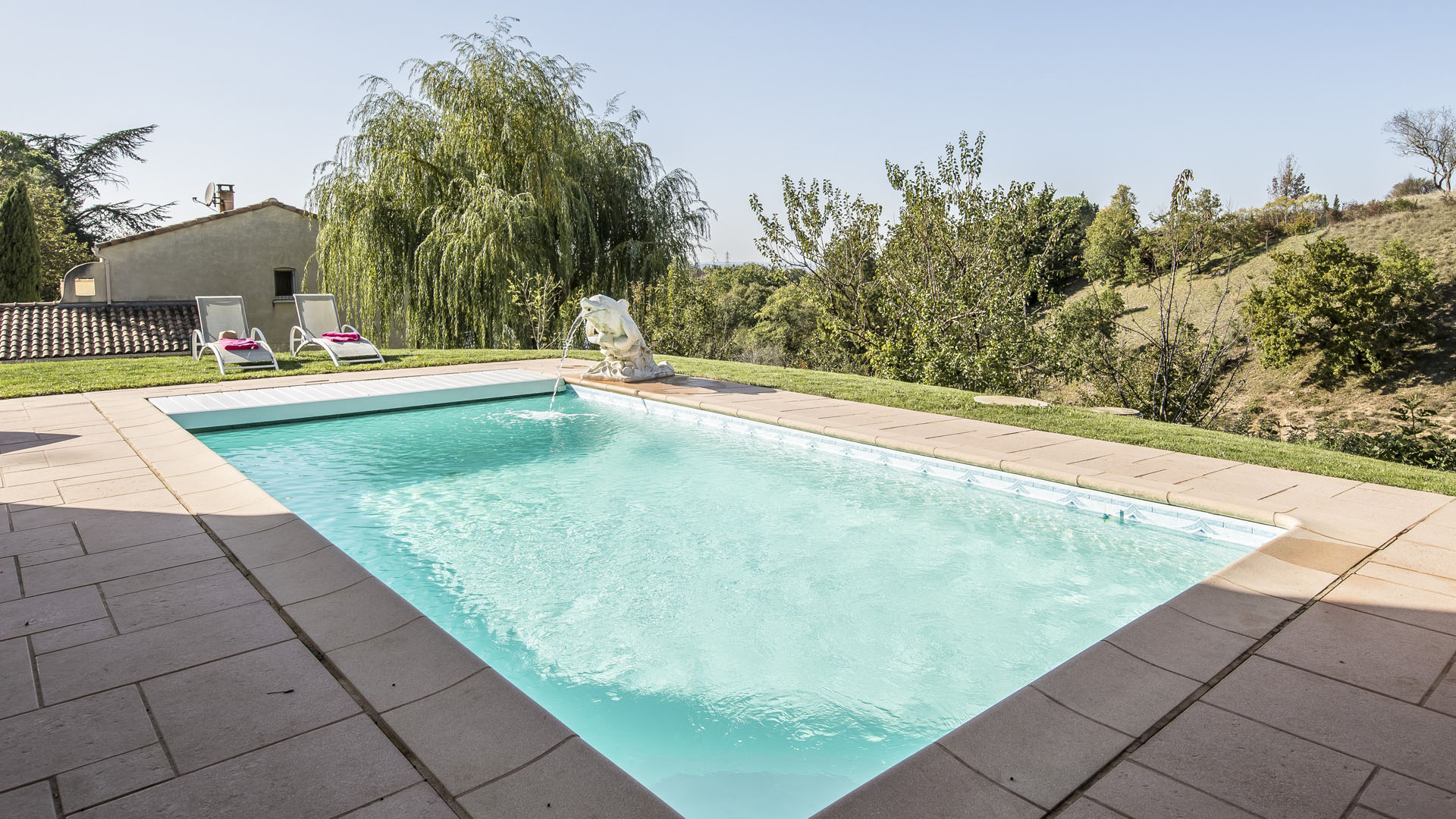 piscine fontaine à eau