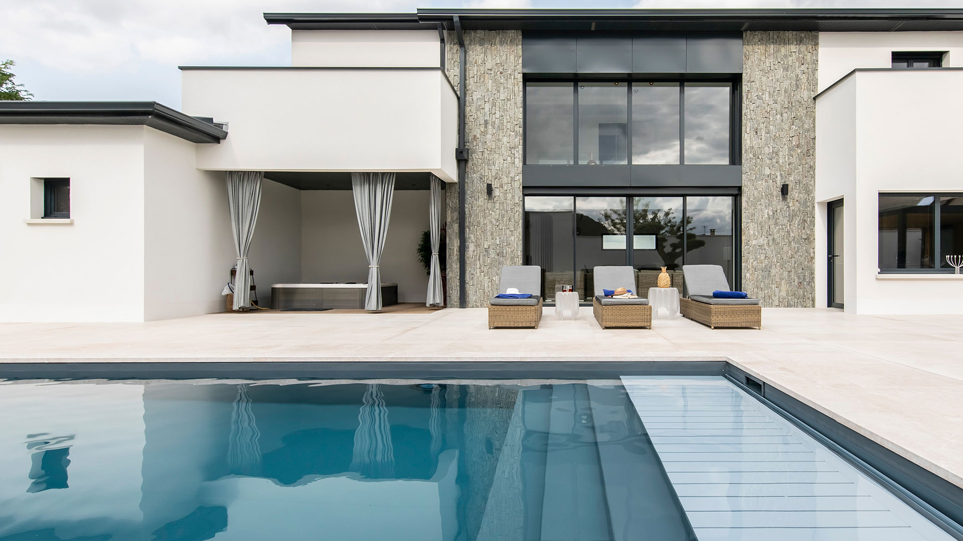 piscine maison design