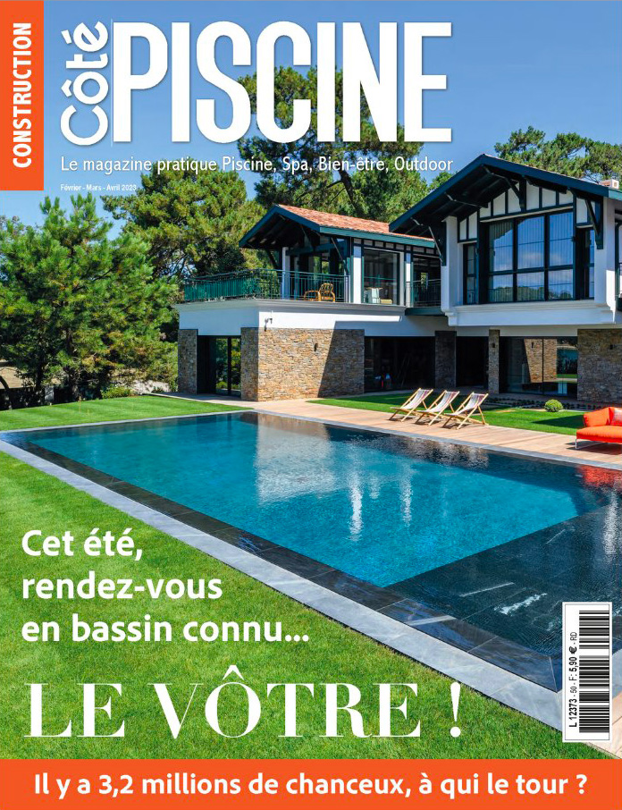 côté piscine magazine couverture février mars avril 2023